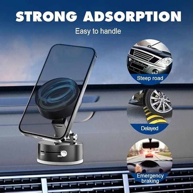 🚗 Vacuum Magnetic Suction Phone Holder 📱