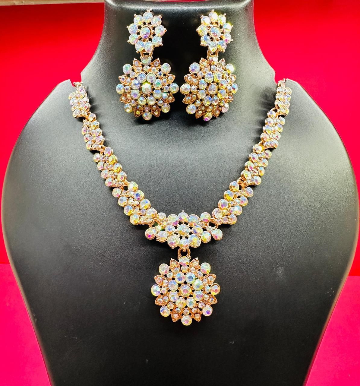 💎 Austrian Diamond Jewellery Set (Set of 3) ✨