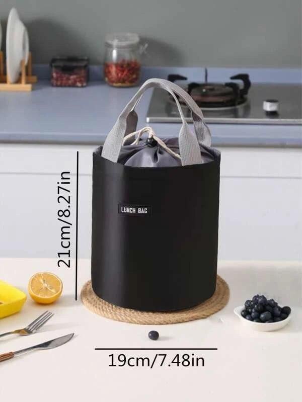 🥗 Cylindrical Insulated Lunch Bag – Keep It Fresh, Wherever You Go! 🧊