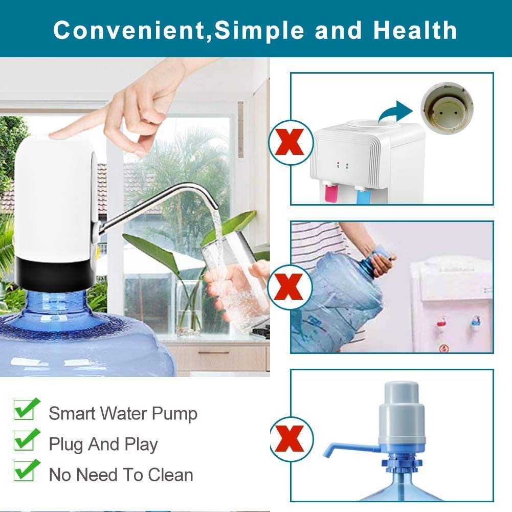 💧 Automatic Wireless Water Bottle Can Dispenser Pump 💡