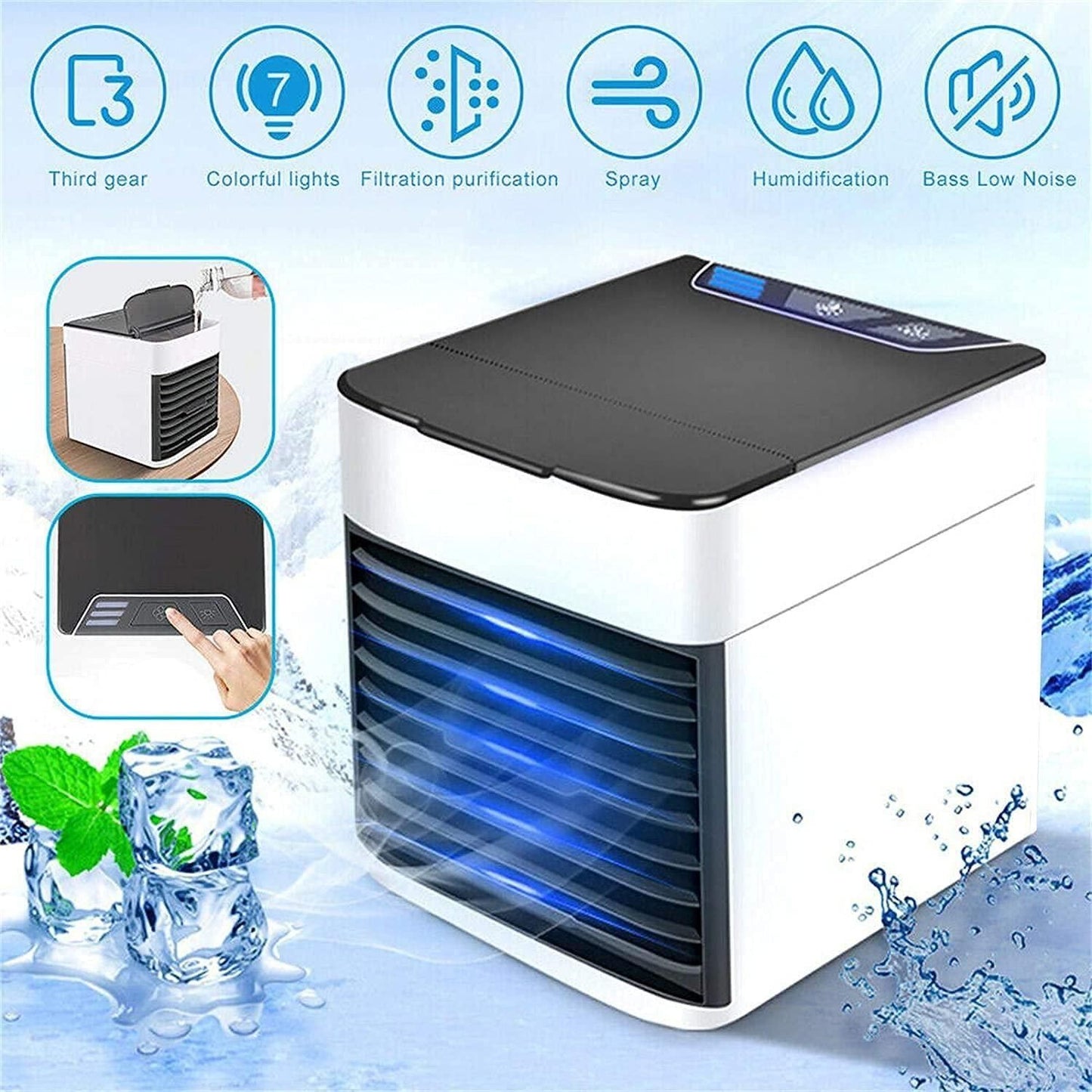 ❄️🌬️ Mini Air Conditioner Air Cooler – Cool Comfort Anywhere! 🧊✨