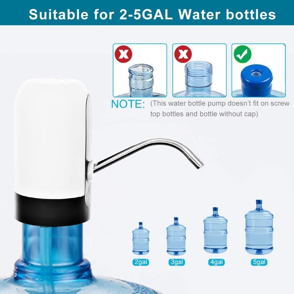 💧 Automatic Wireless Water Bottle Can Dispenser Pump 💡