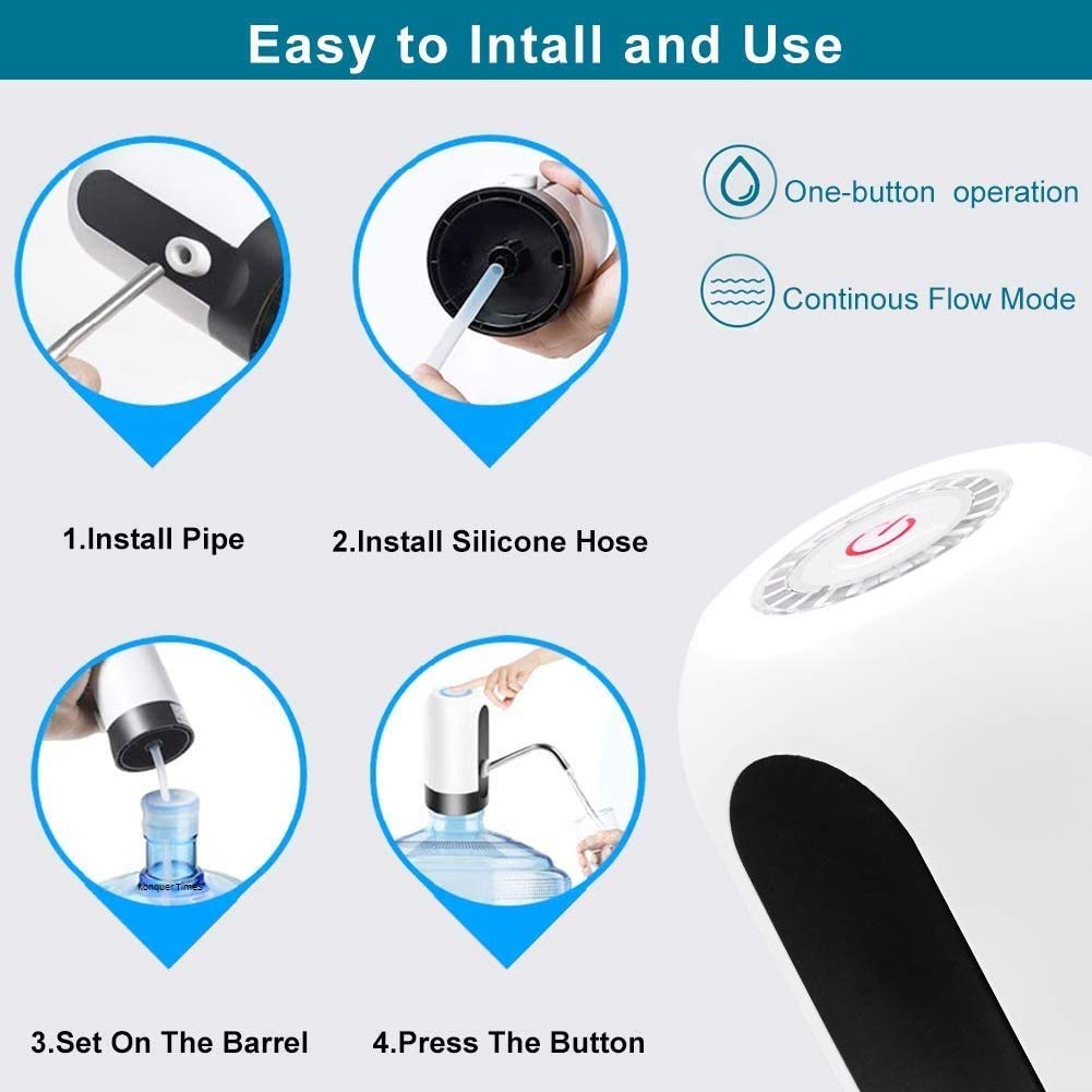 💧 Automatic Wireless Water Bottle Can Dispenser Pump 💡