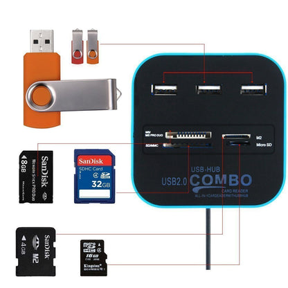 🖥️ All in One Combo Card Reader 💾