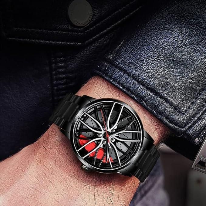 PU Leather Analog Watch