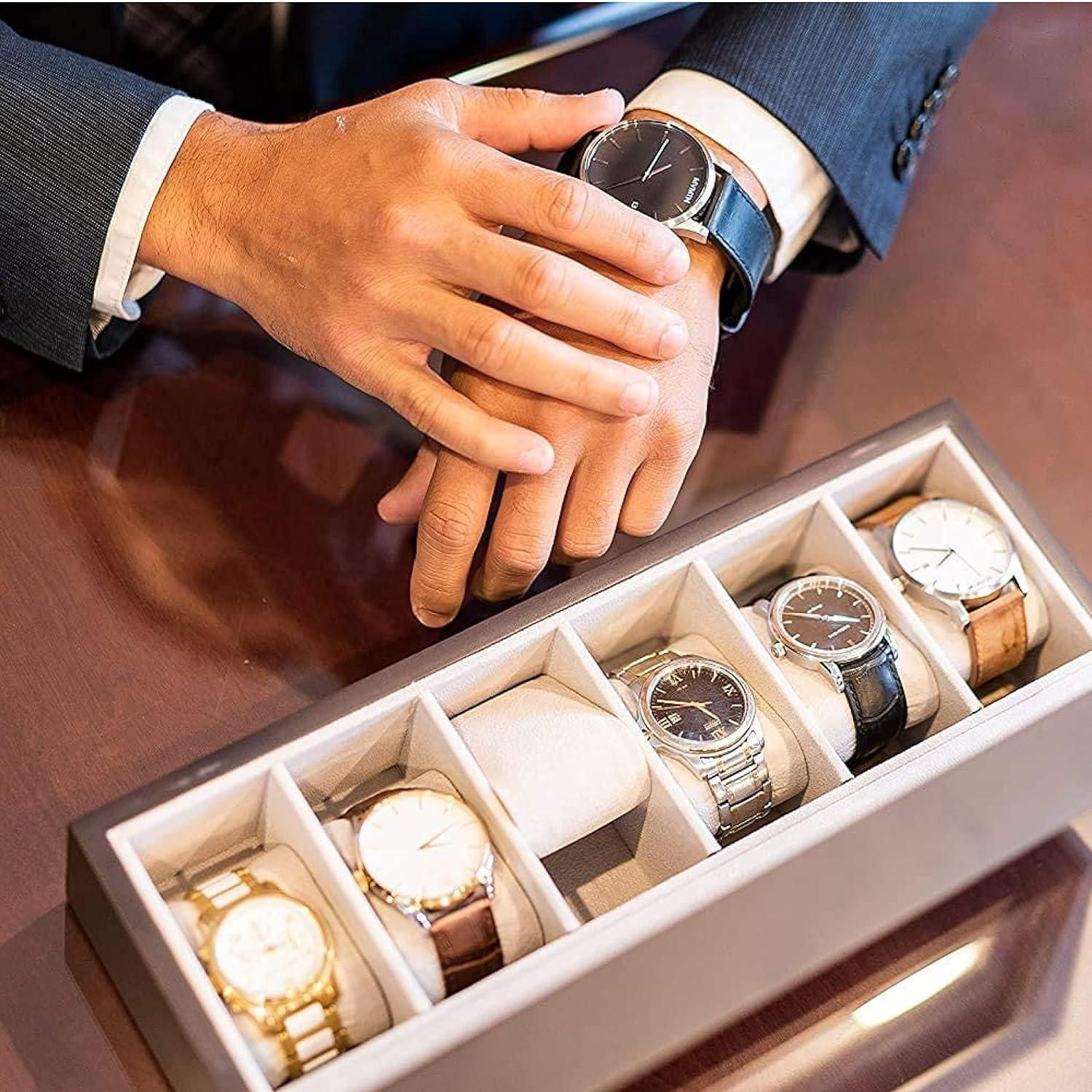 🕰️ Premium Wood Watch Box Organizer 🕰️