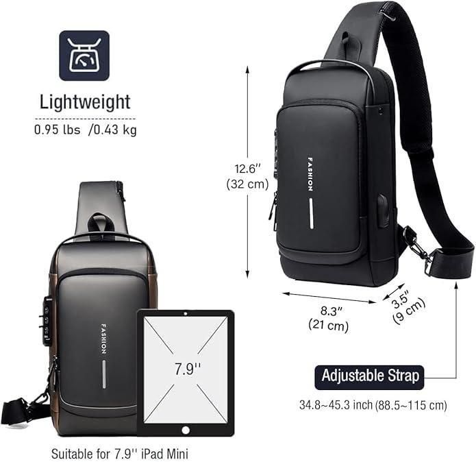 🧍♂️ Stylish Sling Bag for Men 🎒