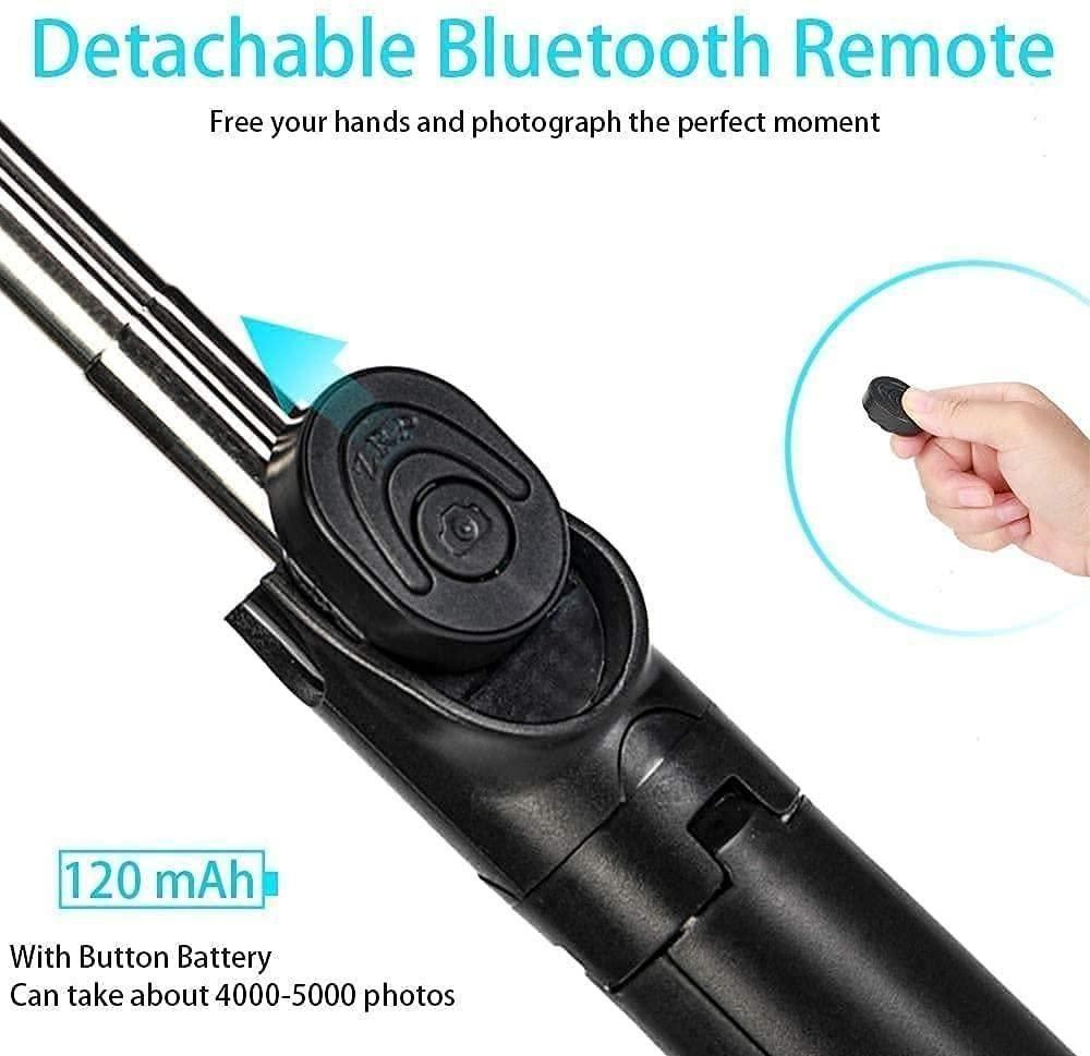 🤳 Extendable Flash 3-in-1 Selfie Stick Tripod 📸