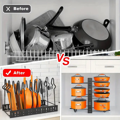 🌟🚀 Pot Organizer Rack 🌟🚀