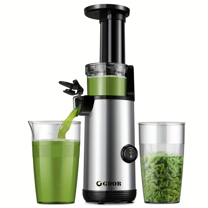 🥕🍏 Compact Masticating Juicer 🧃✨