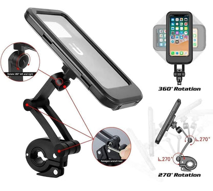🏍️ Adjustable Motorcycle/Bike Mobile Phone Holder 📱