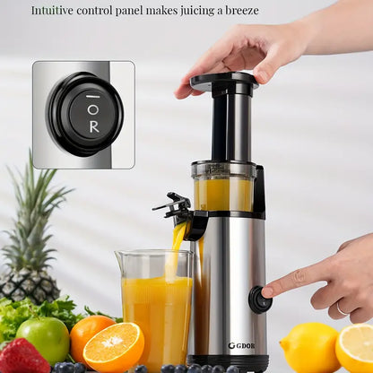 🥕🍏 Compact Masticating Juicer 🧃✨