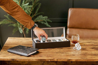🕰️ Premium Wood Watch Box Organizer 🕰️