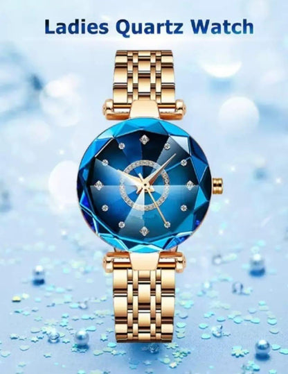 ⌚ Women’s Beautiful Diamond Shape Watch 💎 (Pack of 2)