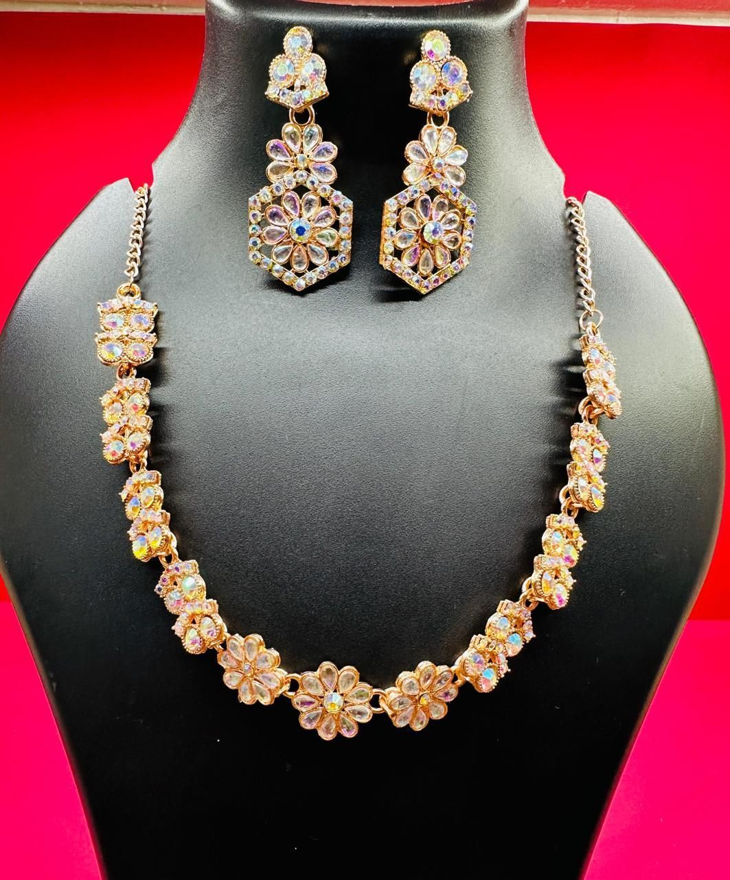 💎 Austrian Diamond Jewellery Set (Set of 3) ✨