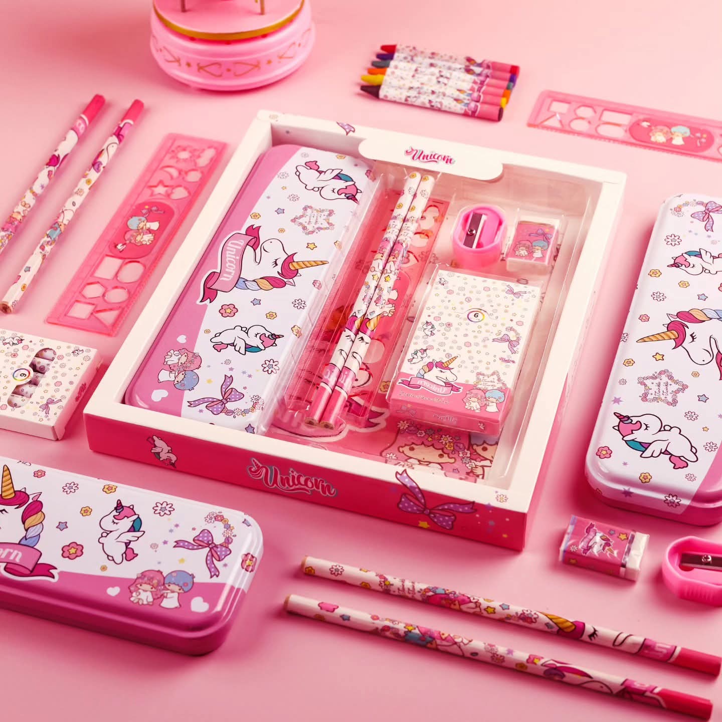 🧭 Stationery Set - Unicorn 🎒✨