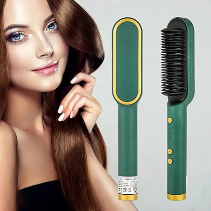 💇♀️✨ Professional Electric Hair Straightener Comb Brush 💥