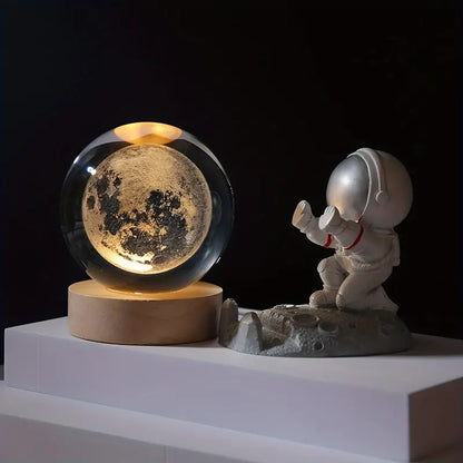 🌌🔮 3D Solar System Crystal Ball 🌌🔮