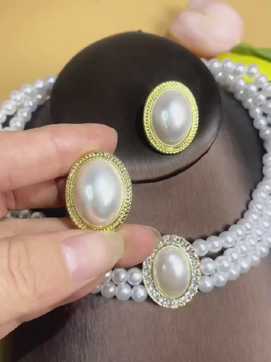 💖✨ Artificial Pearl Necklace – Grace in Every Strand ✨💖
