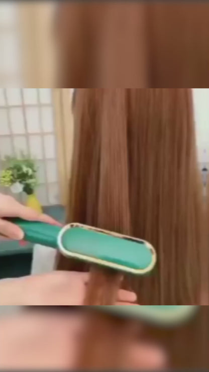 💇♀️✨ Professional Electric Hair Straightener Comb Brush 💥
