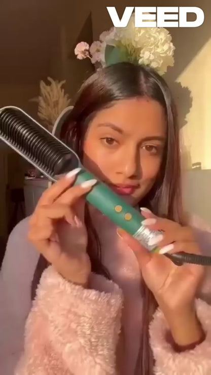 💇♀️✨ Professional Electric Hair Straightener Comb Brush 💥